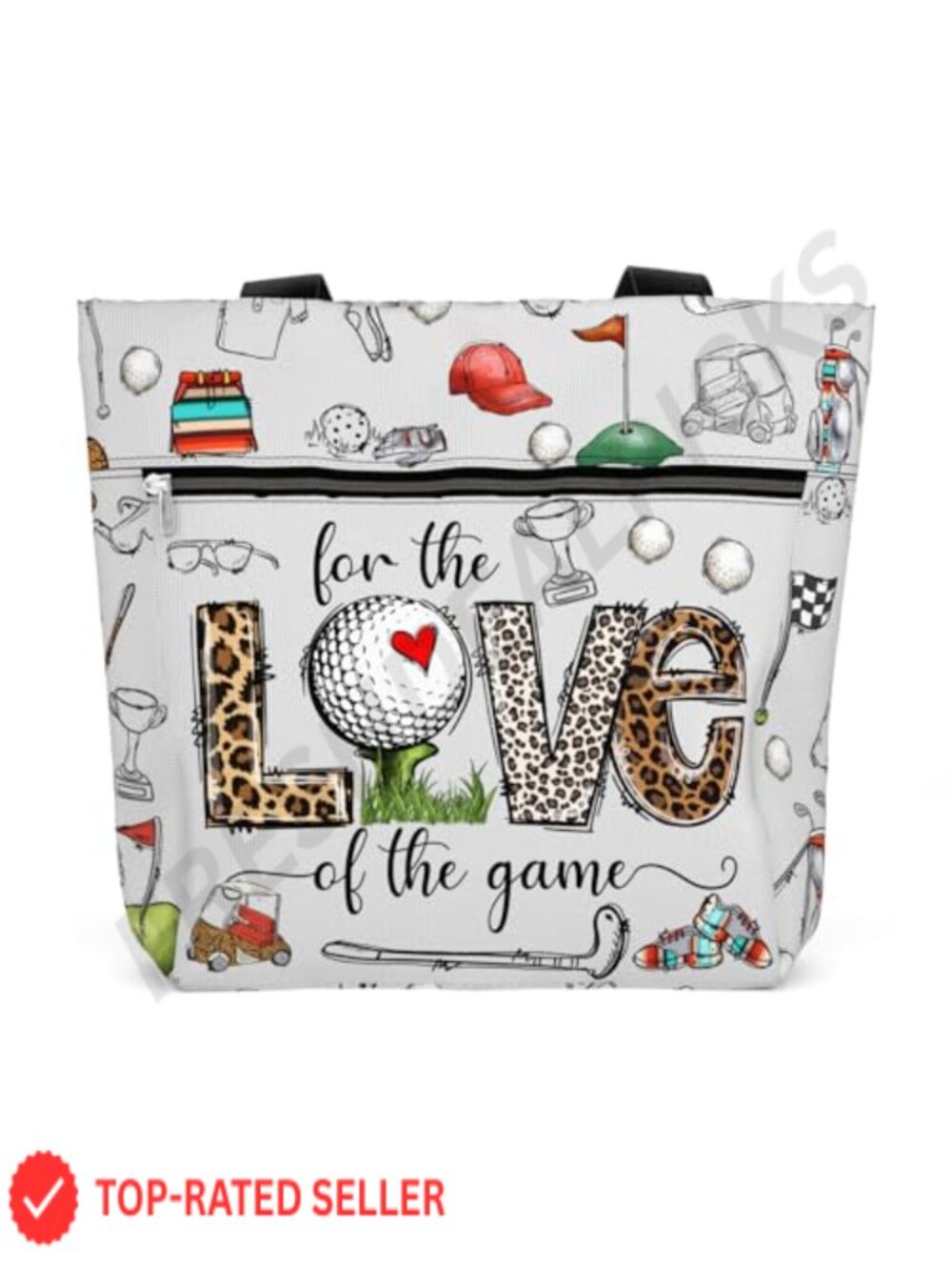 Golf Tote Bags for Women Golfers with Zipper and Accessories